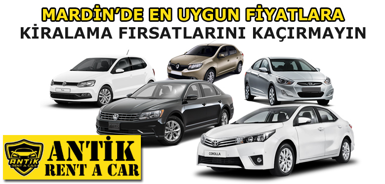 mardin oto kiralama